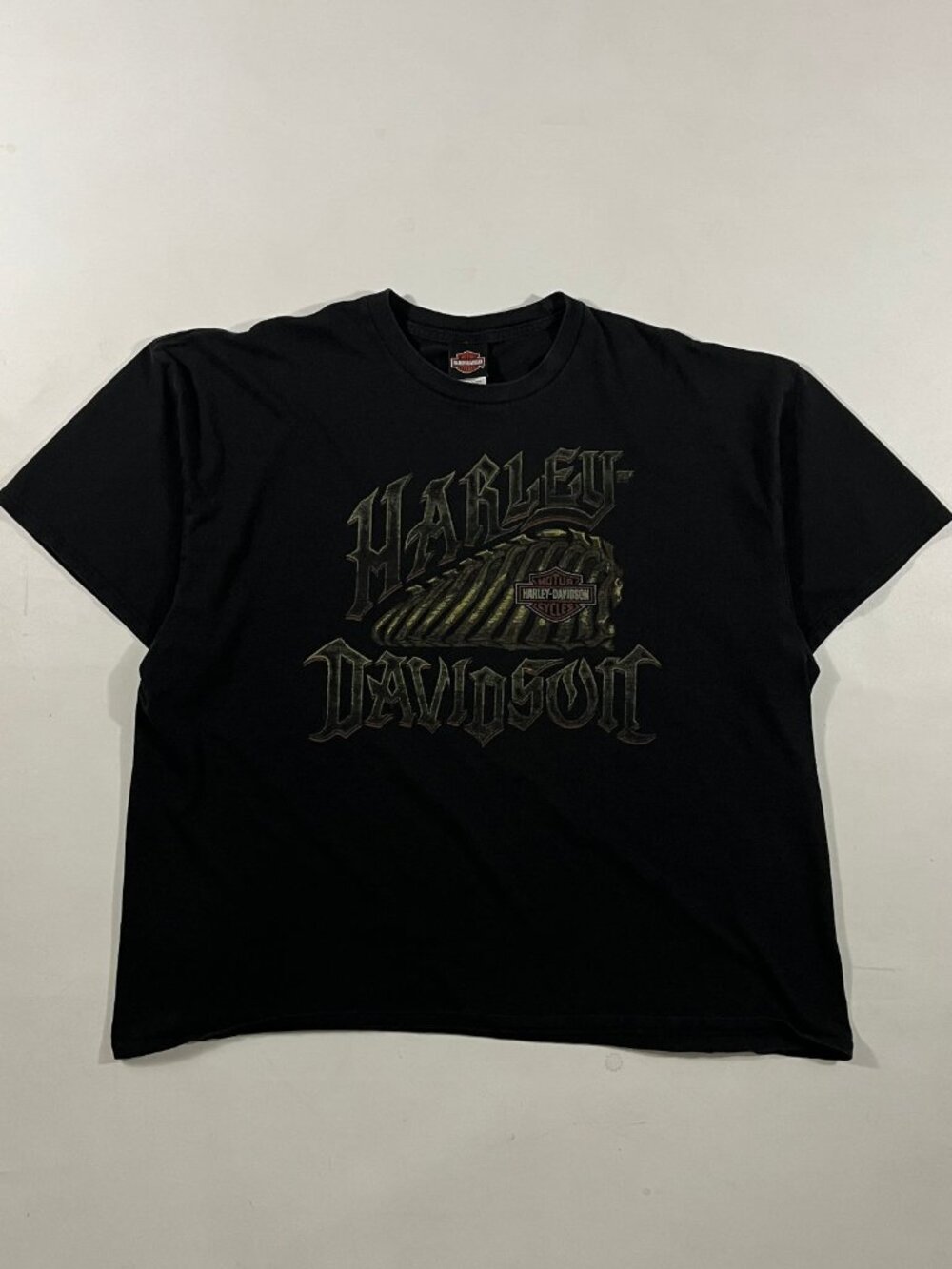 Harley-Davidson Williams Lebanon NJ Black Gothic Eagle Biker Tee 3XL